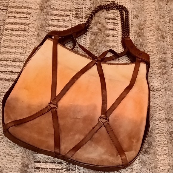 Rare! Y2K Juicy Couture Vintage Velour And Leather Bag - Picture 7 of 13